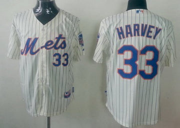 Matt Harvey New York Mets cream jersey