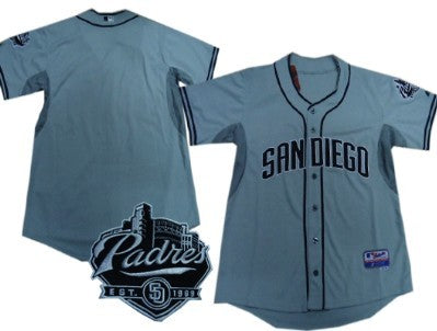 Custom San Diego Padres gray jersey