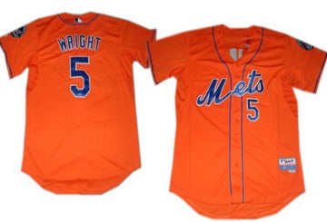 David Wright New York Mets orange jersey