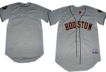 Custom Houston Astros gray jersey