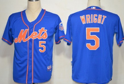 David Wright New York Mets blue jersey