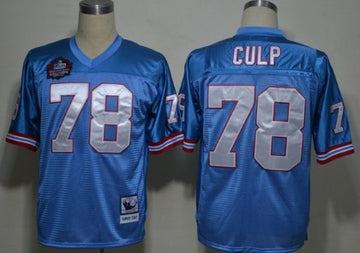 Cuyley Culp Tennessee Titans blue Throwback jersey
