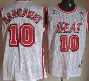 Tim Hardaway Miami Heat white Throwback jersey