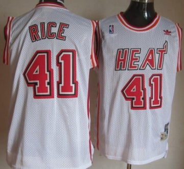 Glen Rice Miami Heat white Throwback jersey