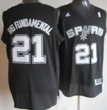 Fundamental San Antonio Spurs black Fashion jersey