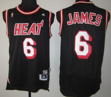 LeBron James Aba Hardwood Classics Miami Heat black jersey