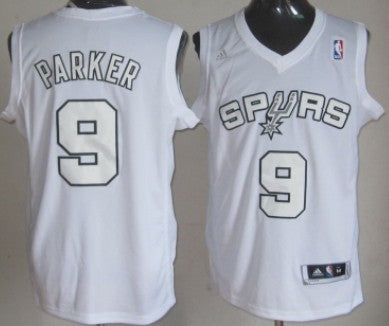 Tony Parker Revolution San Antonio Spurs white jersey