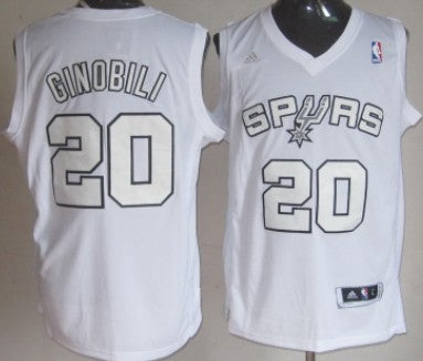 Manu Ginobili Revolution San Antonio Spurs white jersey
