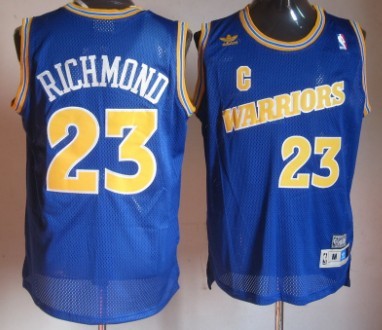 Mitch Richmond Golden State Warriors blue Throwback jersey