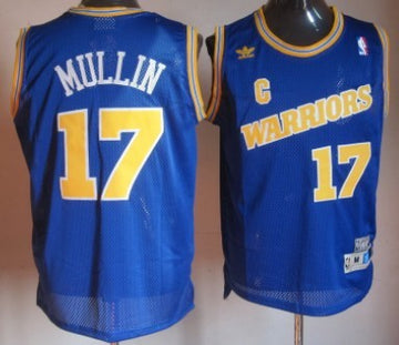 Chris Mullin Golden State Warriors blue Throwback jersey