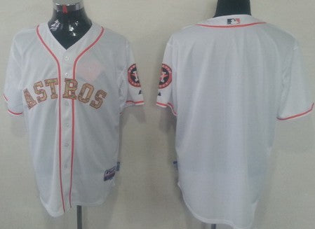 Custom Houston Astros white Camo jersey