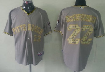 Andrew McCutchen Pittsburgh Pirates gray Camo jersey