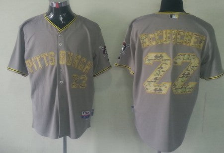 Andrew McCutchen Pittsburgh Pirates gray Camo jersey
