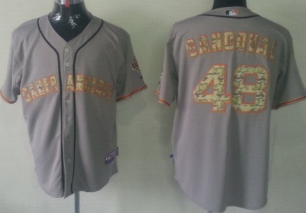 Pablo Sandoval San Francisco Giants gray Camo jersey