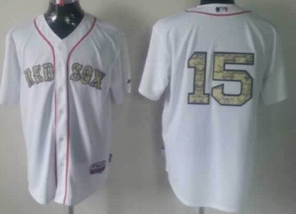 Dustin Pedroia Boston Red Sox white Camo jersey