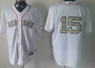 Dustin Pedroia Boston Red Sox white Camo jersey