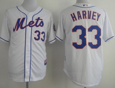 Matt Harvey New York Mets white jersey
