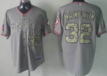 LA Los Angeles Angels gray Camo jersey