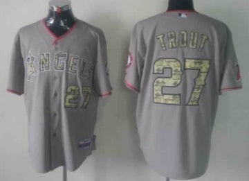 LA Los Angeles Angels gray Camo jersey