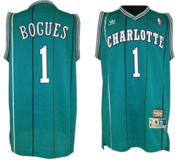 Muggsy Bogues Charlotte Hornets green Throwback jersey
