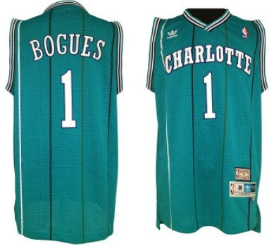 Muggsy Bogues Charlotte Hornets green Throwback jersey