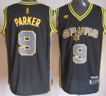 Tony Parker San Antonio Spurs black Fashion jersey