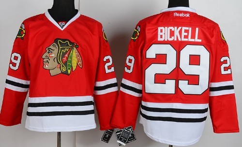 Bryan Bickell Chicago Blackhawks red jersey
