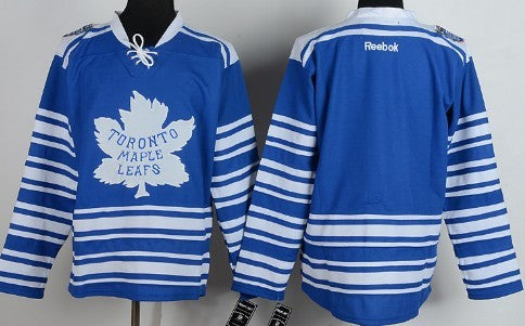 Custom Toronto Maple Leafs blue Winter Classic jersey