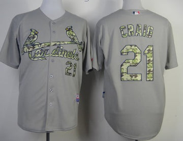 Allen Craig St. Louis Cardinals gray Camo jersey