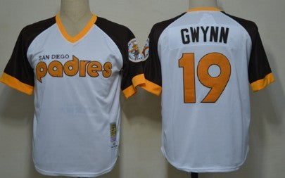 Tony Gwynn San Diego Padres white Throwback jersey