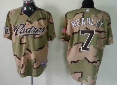 Chase Headley San Diego Padres camo Camo jersey