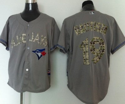 Jose Bautista Toronto Blue Jays gray Camo jersey
