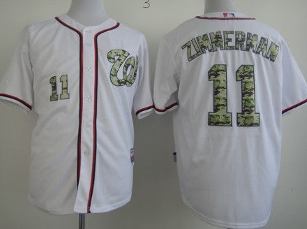 Ryan Zimmerman Washington Nationals white Camo jersey
