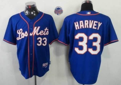 Matt Harvey Los New York Mets blue jersey