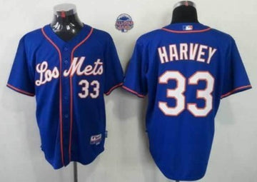 Matt Harvey Los New York Mets blue jersey