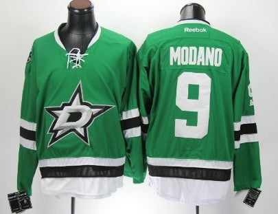 Mike Modano Dallas Stars green jersey