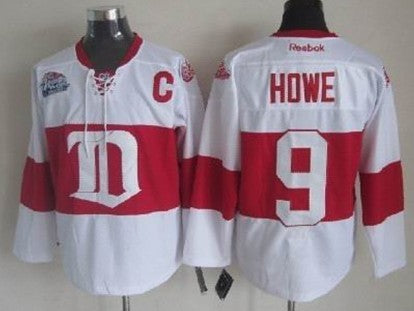 Gordie Howe Detroit Red Wings white Winter Classic jersey