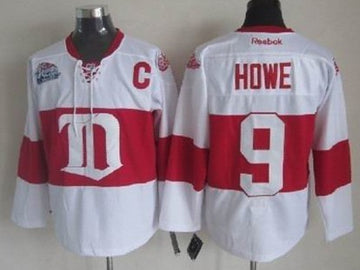 Gordie Howe Detroit Red Wings white Winter Classic jersey