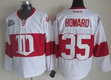 Jimmy Howard Detroit Red Wings white Winter Classic jersey