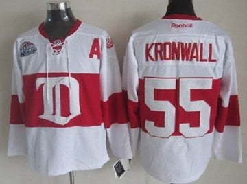 Niklas Kronwall Detroit Red Wings white Winter Classic jersey