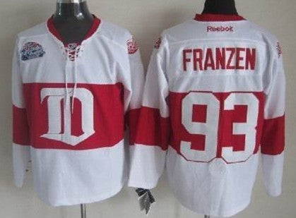 Johan Franzen Detroit Red Wings white Winter Classic jersey