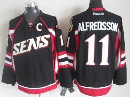 Daniel Alfredsson Ottawa Senators black jersey