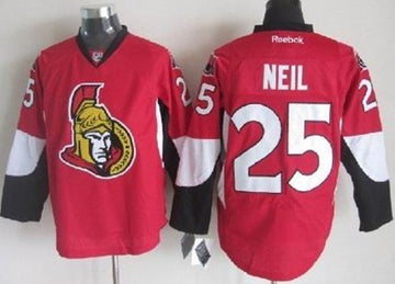 Chris Neil Ottawa Senators red jersey