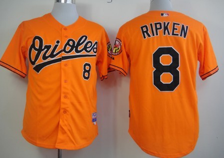 Cal Ripken Baltimore Orioles orange jersey