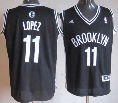 Brook Lopez Revolution Brooklyn Nets black jersey