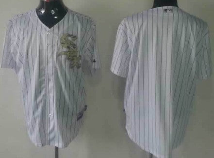 Custom Chicago White Sox white Camo jersey