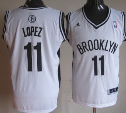 Brook Lopez Revolution Brooklyn Nets white jersey