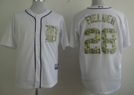Prince Fielder Detroit Tigers white Camo jersey