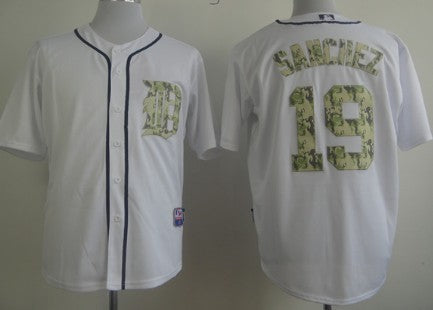 Anibal Sanchez Detroit Tigers white Camo jersey