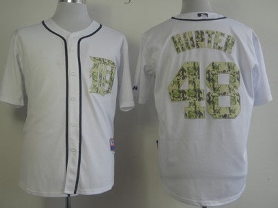 Torii Hunter Detroit Tigers white Camo jersey
